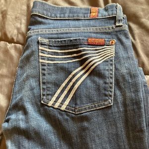 7 for all mankind dojo jeans. Size 28 length 32